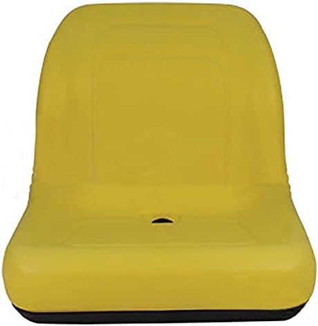 Yellow Vinyl Seat Fits John Deere 4200 Replaces OEM Part Number LVA10029