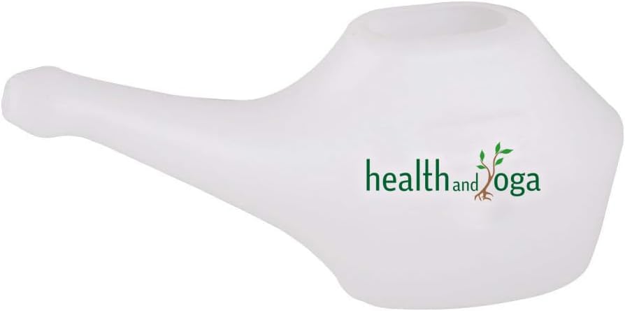 Economy, Light-Weight Neti Pot - Handy, Compact and Travel Friendly (1 Piece (White))