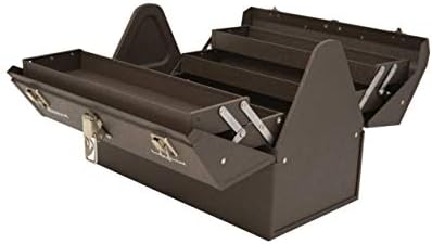 Homak Industrial 18-Inch Cantilever Steel Toolbox, Brown Winkle Powder Coat, BW00210180