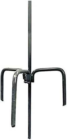 Deer Fence Kit 7’ x 100’ - No Equipment or Tools Required, 12 Sturdy 7’ Steel Posts for use with 7 ft. Deer Netting or Fence