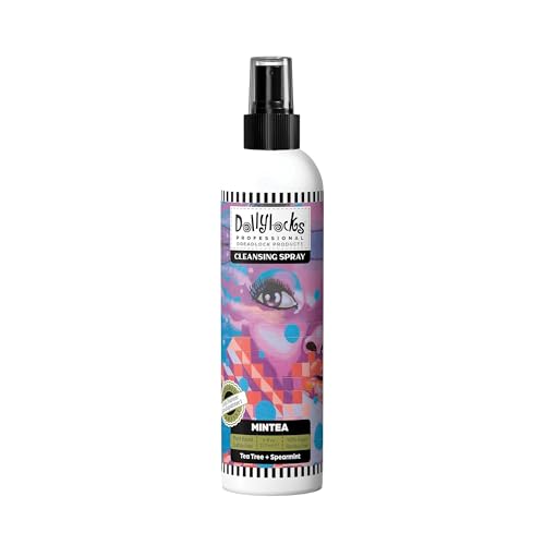 Dollylocks Cleansing Rinse-free Shampoo Spray | Removes Build-up + Moisturizes | Plant-Based Residue-free Vegan | Locs, Braids, Hair Extensions