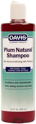 Davis PNS12 Plum Natural Pet Shampoo, 12 oz