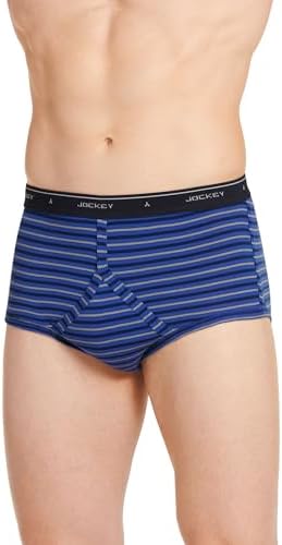 Jockey Classic Full Rise Brief- 3 Pack - 100% Cotton Underwear for Men