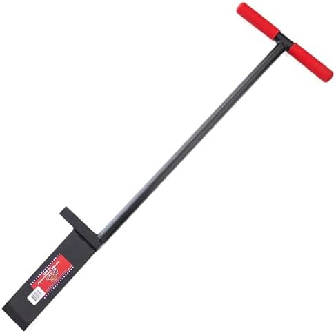11-Gauge Dibble Bar Tree Planting Tool, Rubber Grip T-Handle | Heavy Duty All-Steel Digging Bar for Seedlings, Saplings and Young Trees