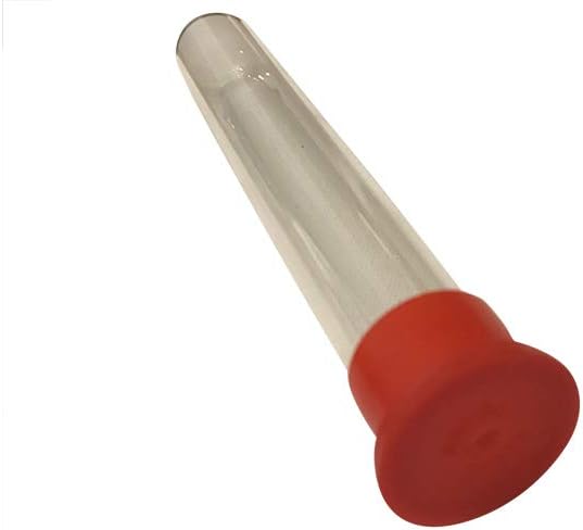 RELODECOR Hummingbird Feeder Tubes with Red Cap, 12 Pack