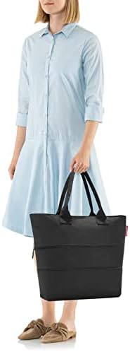 reisenthel shopper e1 - Large capacity and expandable bag made of water repellent and recycled polyester fabric