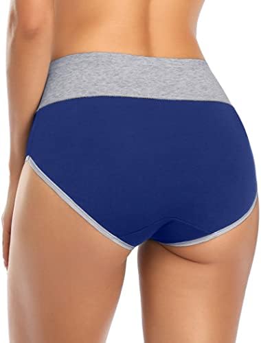 Annenmy Postpartum Underwear Women High Waisted Cotton Underwear Breathable C Section Panties Tummy Control Briefs