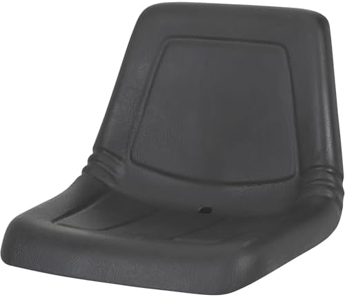 Black Talon Highback Lawn Mower Seat -Black, Model Number 115000BK