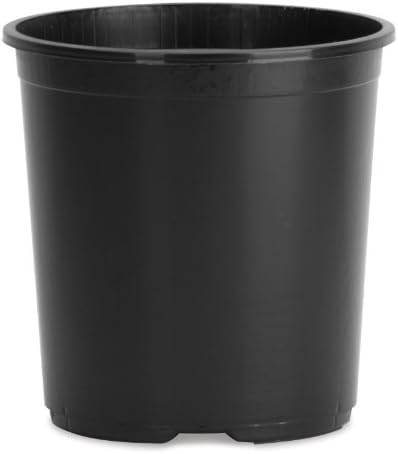 The HC Companies Nursery Pot (1.72 Gallon), Black