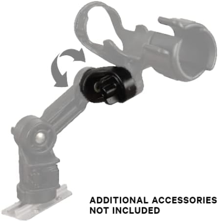 YakAttack LockNLoad 90 Degree Adapter | Adjustable Mount for Rod Holders