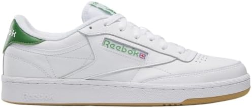 Reebok Club C 85 Mens Tennis Shoes, Casual Fashion White Sneakers for Men
