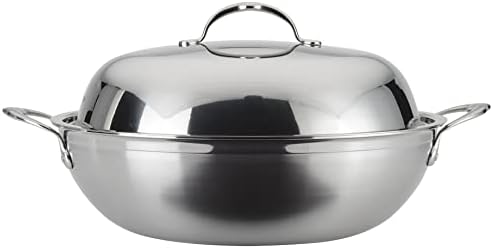 Hestan ProBond Forged - Professional Clad Stainless Steel Wok, 14-Inches, Induction Compatible