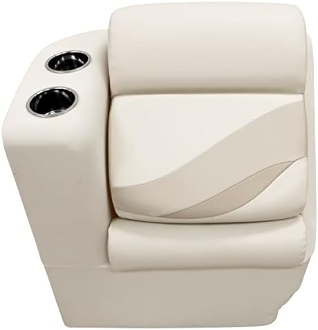 Wise BM13006L-986 Premier Series Pontoon Left Lean Back Recliner, Platinum/Spectra Navy/Cobalt