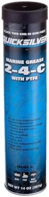 Quicksilver 802863Q1 2-4-C Marine Grease/Lubricant with PTFE - 14 Oz. Cartridge