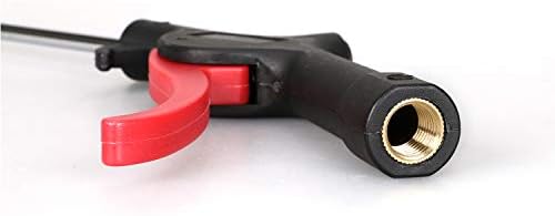Pistol Grip Air Blow Gun with 10 Inch Extended Angled Safety Tip Nozzle Pneumatic Air Compressor Accessories Clean Up Tool Duster 90 Max PSI