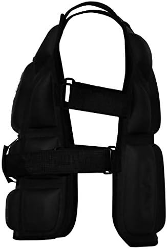 TITLE Boxing "Big Flex" Weighted Training Vest, Black - Fitness Weighted Gear, Strength And Core, Home Gym, Weighted Vest, Weighted Gear