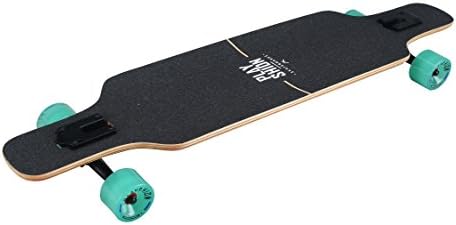 Playshion 39 Inch Drop Through Longboard Skateboard for Beginners