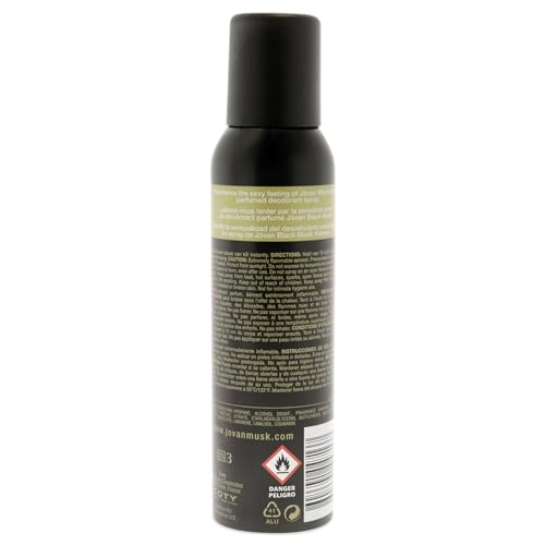 Jovan Deodorant Spray for Women, Musk, 5 Ounce