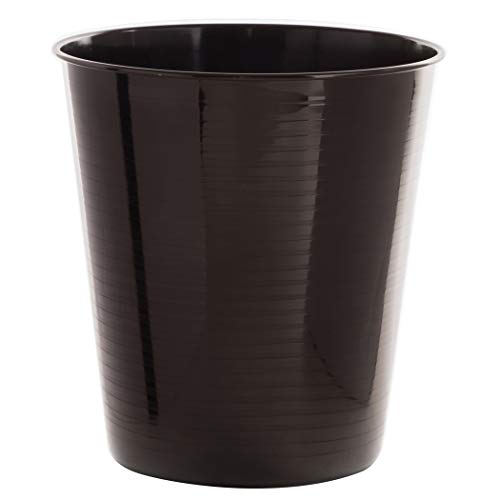 BINO Metal Waste Basket for Home, Office, Bathroom, Dorm, Kitchen and More | Trash Can Bin for Bedroom | Desk Trash Can | Home Essentials