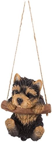 Hanging Yorkshire Terrier Puppy, Black