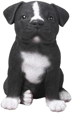 Hi-Line Gift Ltd Sitting Staffordshire Pitbull Puppy Statue
