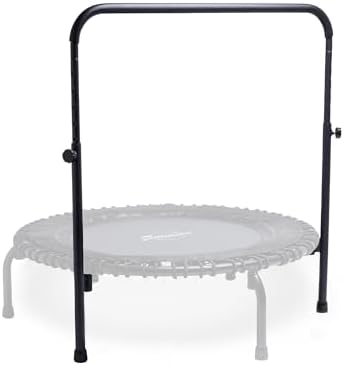 JumpSport Handle Bar Accessory for Arched Leg Fitness Trampolines | Black | Adjustable Height Settings | Trampoline Not Included