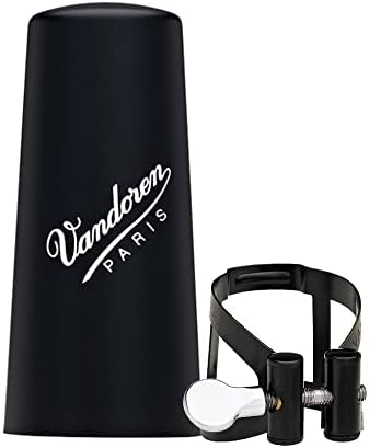 Vandoren LC53BP M/O Ligature and Plastic Cap for Alto Clarinet; Black Finish