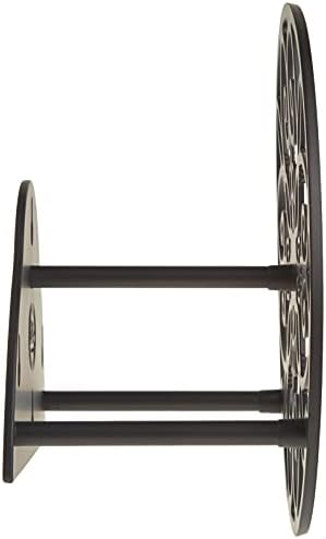 Liberty Garden Products 670 Wall Mounted Decorative Hose Butler, Holds 125-Feet of , Black