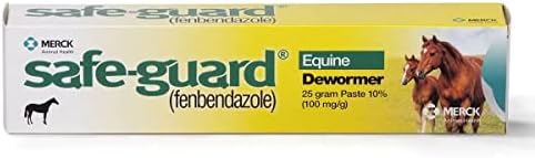 Merck Animal Safe Guard 25 Gram Paste Equine Dewormer