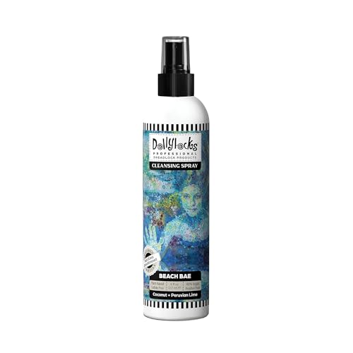 Dollylocks Cleansing Rinse-free Shampoo Spray | Removes Build-up + Moisturizes | Plant-Based Residue-free Vegan | Locs, Braids, Hair Extensions
