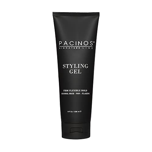 Pacinos Styling Gel Medium Shine All Day Hold, Conditions (8 fl oz)