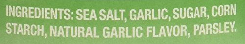 Morton Garlic Sea Salt, Seasoning Blend, 8.5 oz, 1 Pack | with ground garlic and parsley, no MSG, multi-pack shaker for spice rack, grilling seasoning