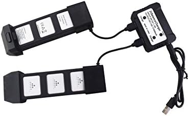 2PCS 7.4V 2800mah Lithium Battery with 2 in 1 Charger for HS720 HS720E Folding Brushless Quadcopter Accessories Remote Control Drone Lithium Battery