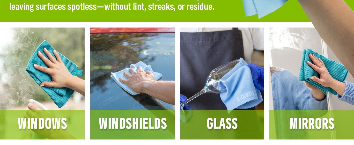 limpiar para toallas vidrios glasses rags espejos trapos y cloths window wine thick edgeless