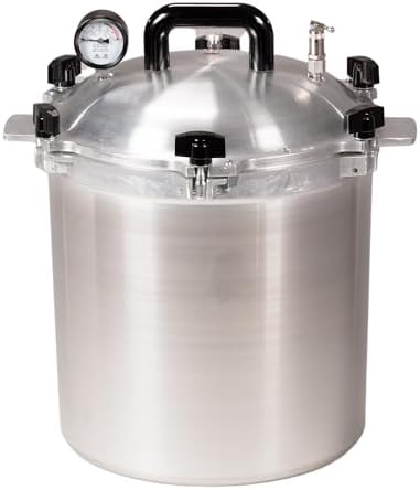 All American 1930 1941X Sterilizer - 41 qt - Non-Electric Sterilizer - Suitable for Any Heat Source - Includes Rack - Made in the USA