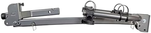Kuat Beta Hitch-Mounted Bike Rack, 2 Bike Capacity | Hanging-Style Durable Lightweight Aluminum Powder Coated Tilting-Down Gray Bicycle Car Truck Transportation Hauling Rack