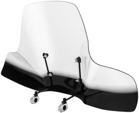 TCMT Motorcycle Large Windshields Clear Windscreen 7/8" 1" Handlebars Mounts Fit For Polaris Arctic Cat Honda Yamaha Can-Am Kawasaki ATVs