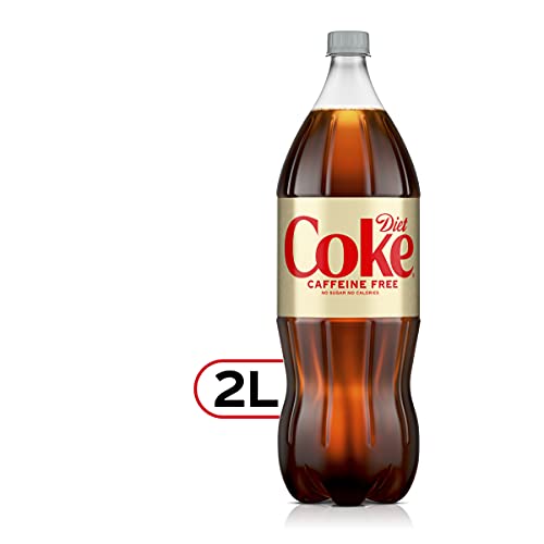 Diet Coke Caffeine Free Soda Soft Drink, 2 Liter (Package May Vary)