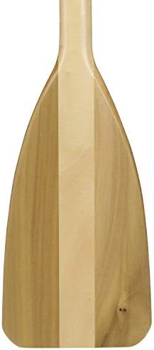 Attwood Wooden Canoe Paddle, Ergonomic Grip, Premium Wood Construction, Protective Finish