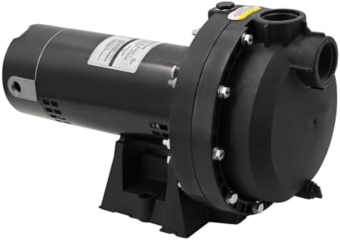 FP5182-08 2HP 230V Self-Priming Sprinkler Pump Replacement for Flotec | Irrigation Sprinkler Pump 12A 50PSI 69GPM Replacement for Flotec Water Pump
