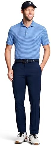 Izod Mens Golf Swingflex Straight-fit Flat-Front Pants