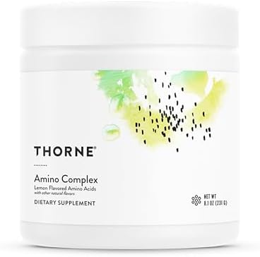 THORNE Amino Complex, Clinically Validated EAA & BCAA Powder, 30 Servings | Supports Lean Muscle Mass & Exercise Recovery*, for Pre or Post-Workout, Berry, Dairy-Free, NSF Certified for Sport