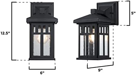 Westinghouse 6732800 Burnham One-Light Exterior Wall Lantern on Steel with Honey Art Glass, Oil Rubbed Bronze Finish, 1 Pack