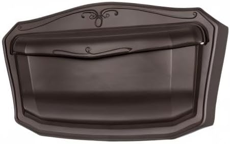 Architectural MAILBOXES 2541RZ-10 Villa Wall Mount Mailbox, Large, Rubbed Bronze
