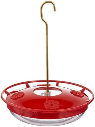 Aspects HummZinger HighView 12 Oz Hanging Hummingbird Feeder - 429, Red