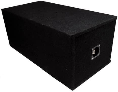 Dual 15" Ported Slot Vented Sub Box Paintable Baffle Subwoofer Enclosure | Bass Reflex Speaker Cabinet by ASC, Fits 15 Inch Woofers
