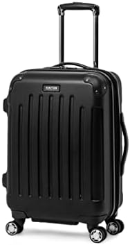 Kenneth Cole REACTION Renegade Luggage Expandable 8-Wheel Spinner Lightweight Hardside Suitcase, Champagne, 20-Inch Carry On