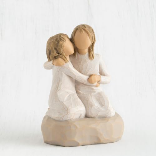 Willow Tree We are Three, Sculpted Hand-Painted Figure, Darker Skin | Cast from a Susan Lordi Original Carving, Celebrates Close Bonds, Meaningful Relationships, Thoughtful Keepsake Gift Idea