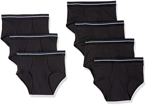 Amazon Essentials Men's Breathable Ribbed Knit Briefs with Elasticized Waistband, Multipacks