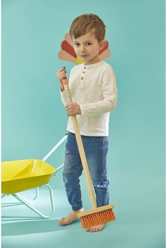 Janod - Happy Garden - Kids Large Gardening Brush - Classic - 75 cm